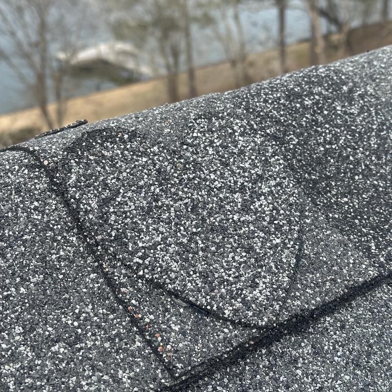 Tamko Titan XT Antique Slate roof shingles close-up Tamko Titan XT Antique Slate roof shingles close-up