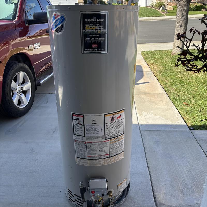 Bradford White 50 Gal. natural gas water heater installation
