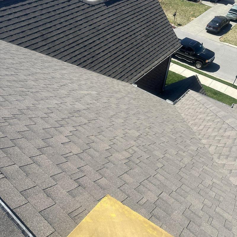 Shingle roof with hail damage inspection in Mt. Juliet