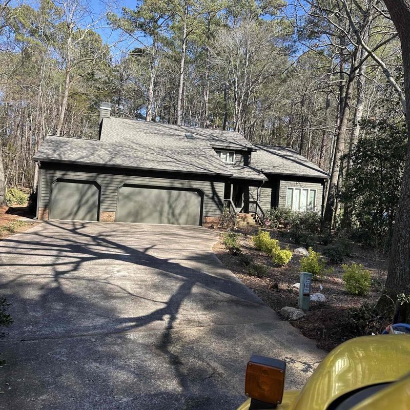 Driveway excavation and underground plumbing access Driveway excavation and underground plumbing access