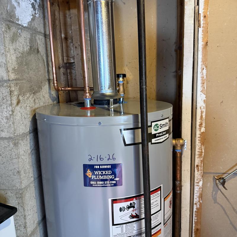 Water heater replacement with new copper piping Water heater replacement with new copper piping