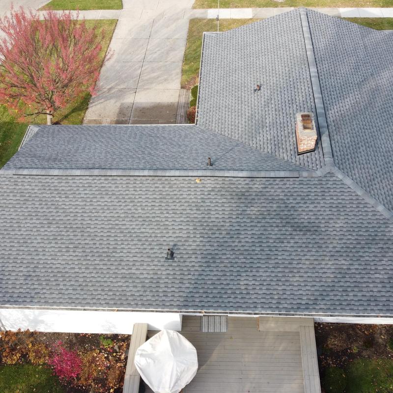 Timberline UHDZ shingle roof in Pewter Gray Timberline UHDZ shingle roof in Pewter Gray