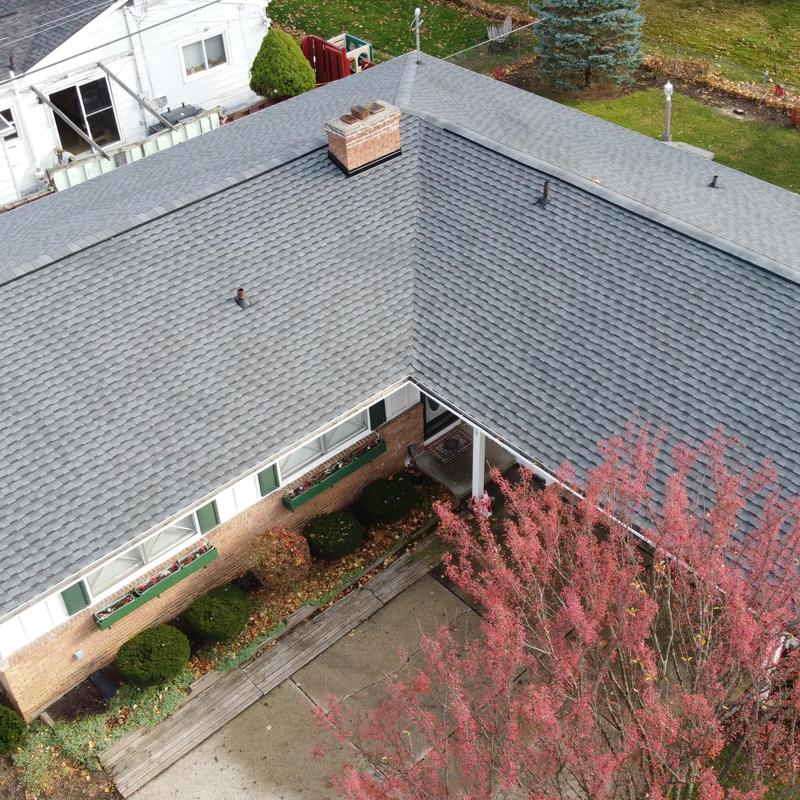 Timberline UHDZ roofing system in pewter gray color Timberline UHDZ roofing system in pewter gray color