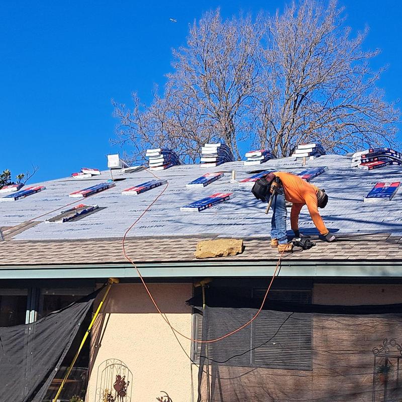 GAF Timberline HDZ shingles installation on roof