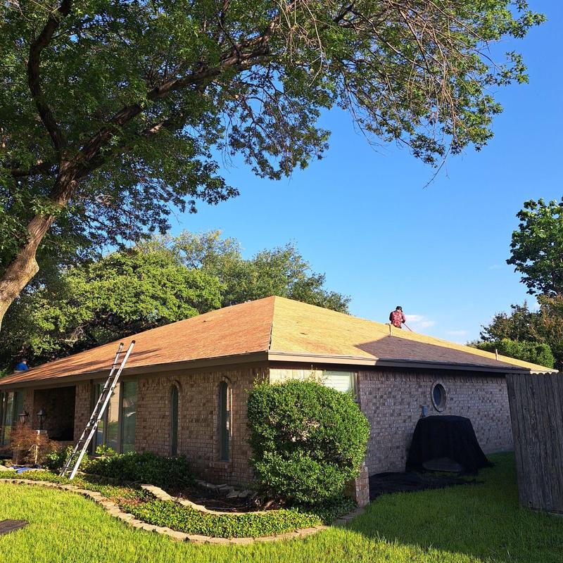 GAF Timberline HDZ roof decking removal and prep