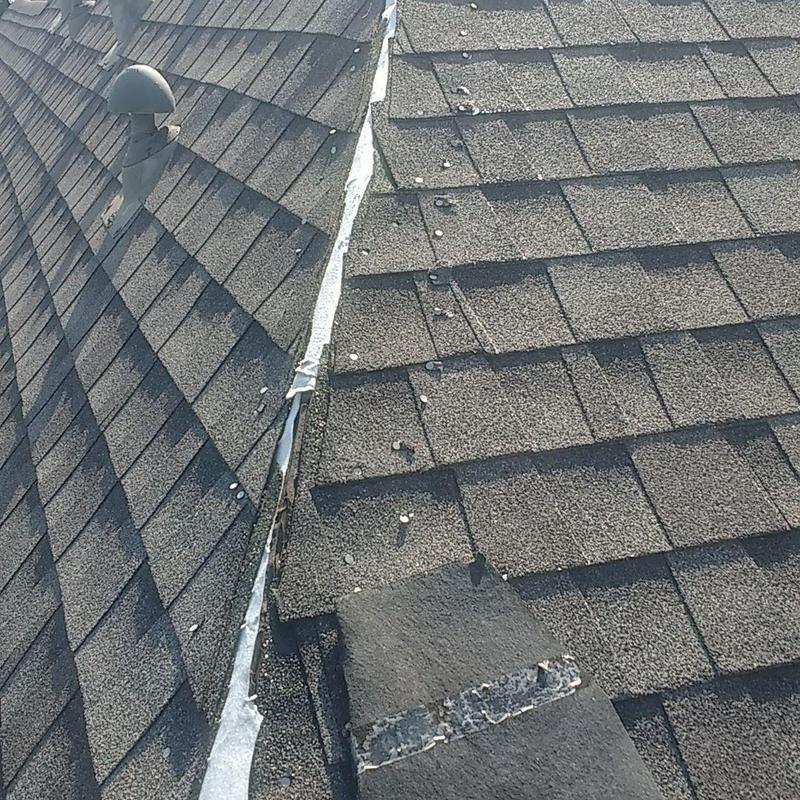 GAF Timberline HD shingle roof with metal valley flashing