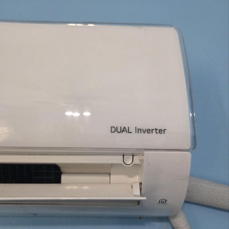 LG Dual Inverter Mini Split air conditioner unit close-up