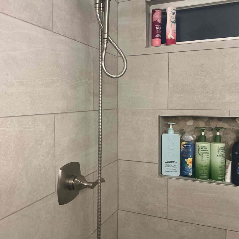 Shower valve and handheld showerhead installation