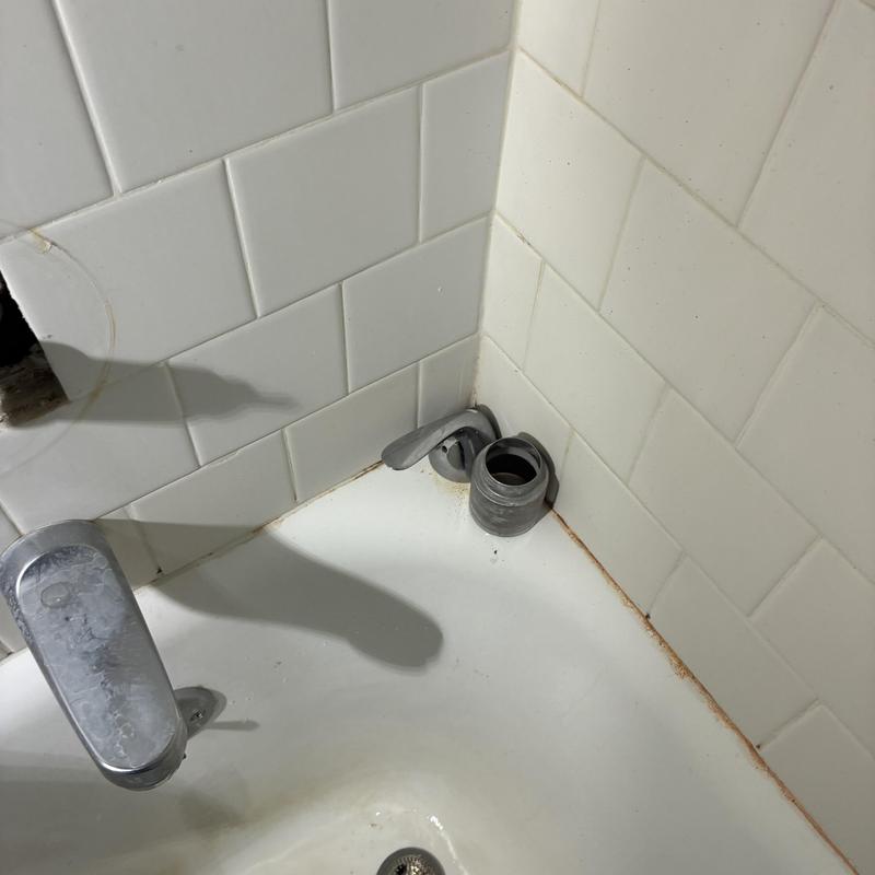 Delta shower valve cartridge replaced in bathtub corner