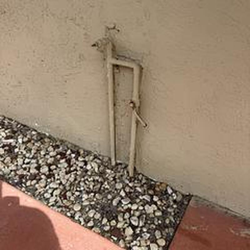 Main shut off hose bibb with ball valve installation
