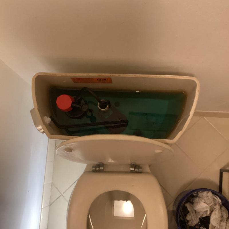 Toilet fill valve and angle stop installation inside tank