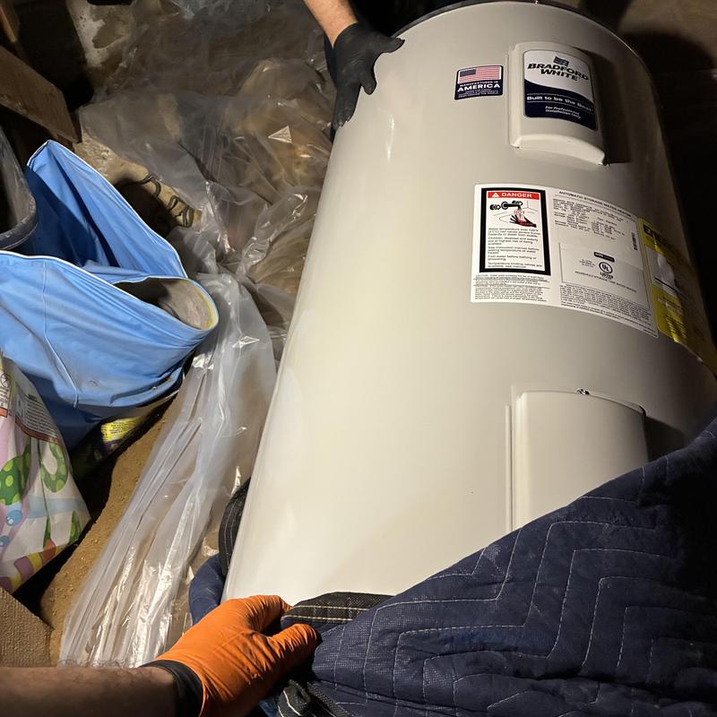 Bradford White 50 gal electric water heater installation