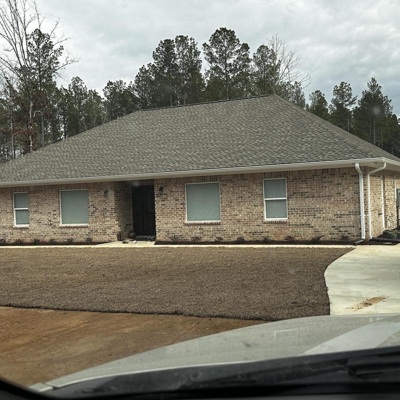 GAF HDZ roof system installation on brick home
