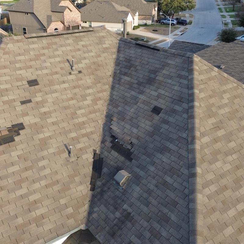 GAF HDZ Weatherwood shingles on residential roof