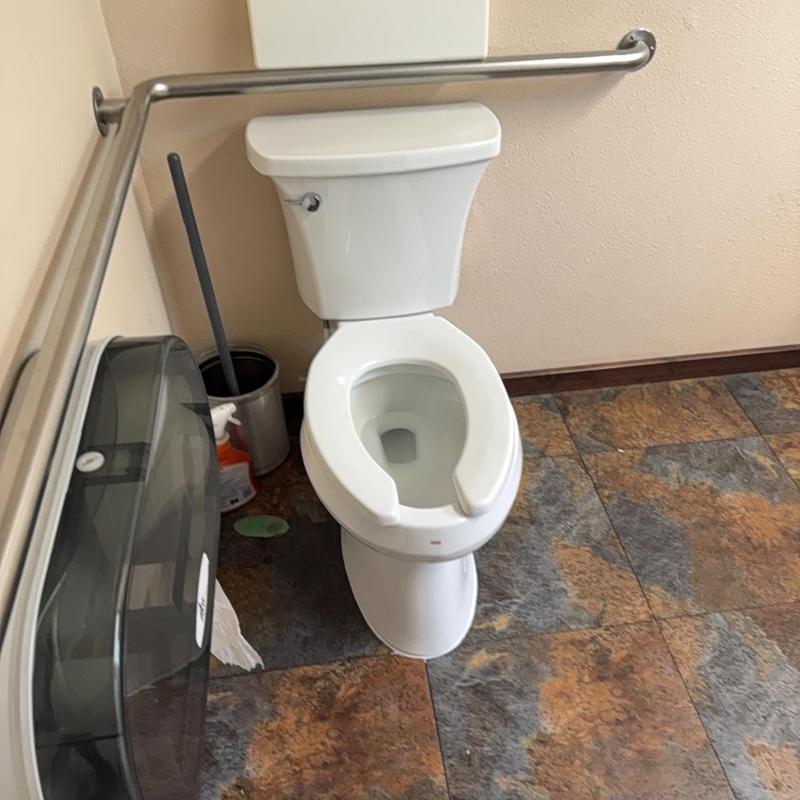 ADA compliant Highline Arc toilet with open front seat