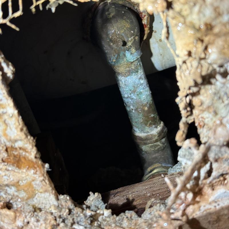 Tub waste and overflow pipe installation in wall cavity