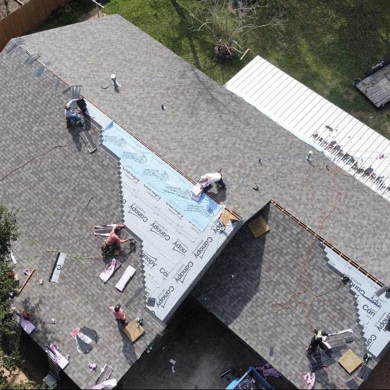 Architectural shingle roof installation in Texas City, TX