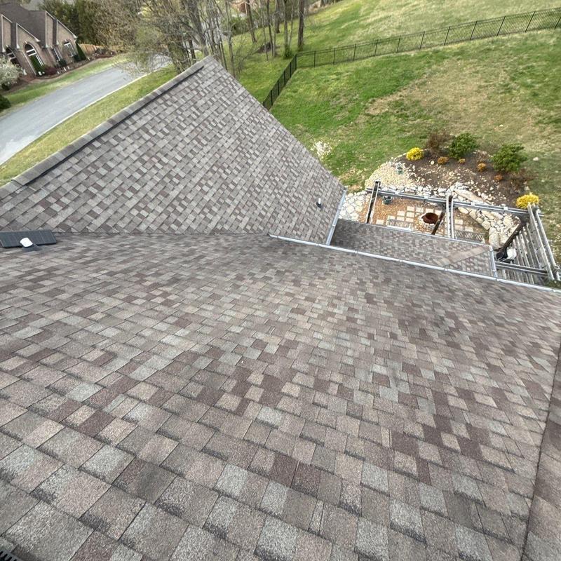 Asphalt shingle roof with hail damage inspection in Mt. Juliet