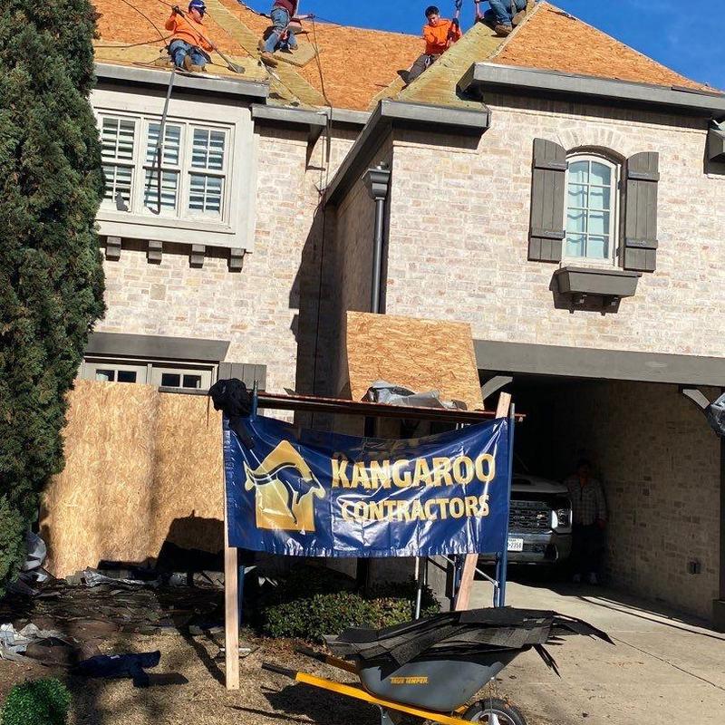 GAF Timberline HDZ roof installation on steep pitch house GAF Timberline HDZ roof installation on steep pitch house