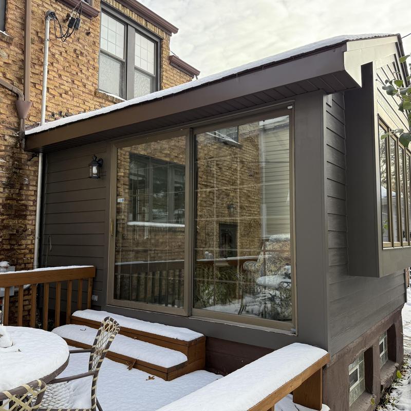 James Hardie fiber cement siding and soffit fascia installation