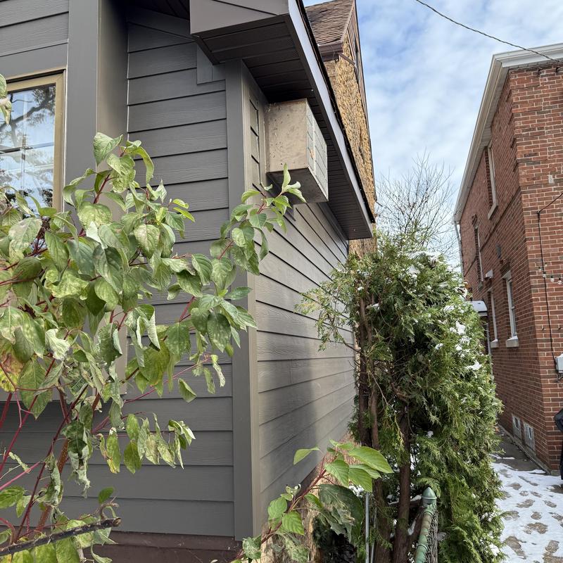 James Hardie fiber cement siding and soffit fascia exterior