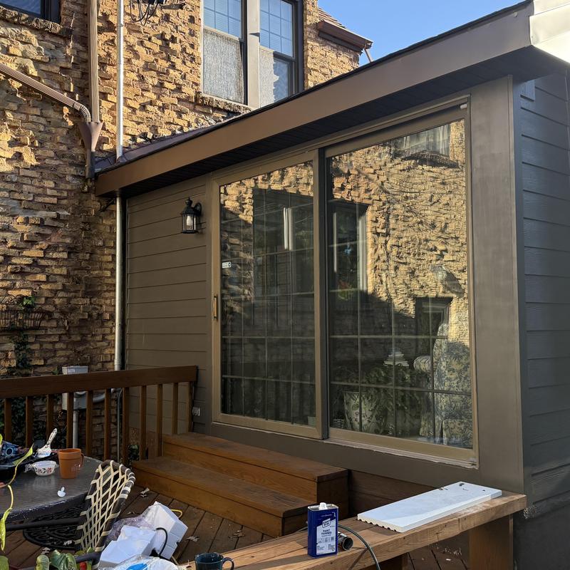 James Hardie fiber cement siding with soffit and fascia