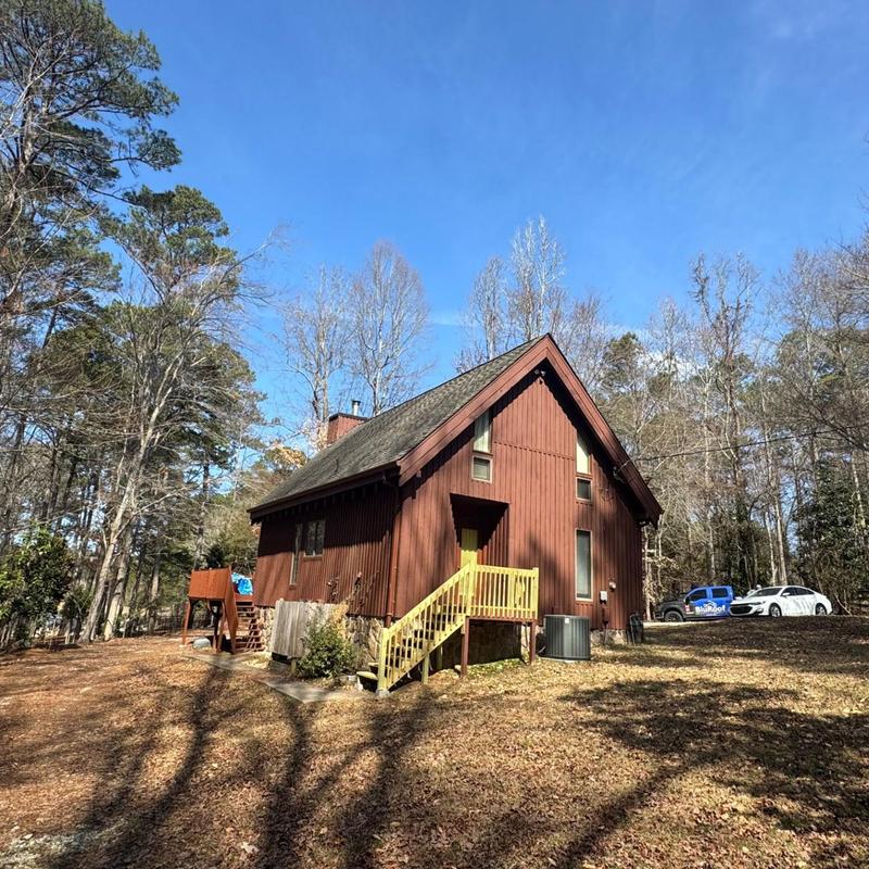 Asphalt shingle roof inspection on residential home