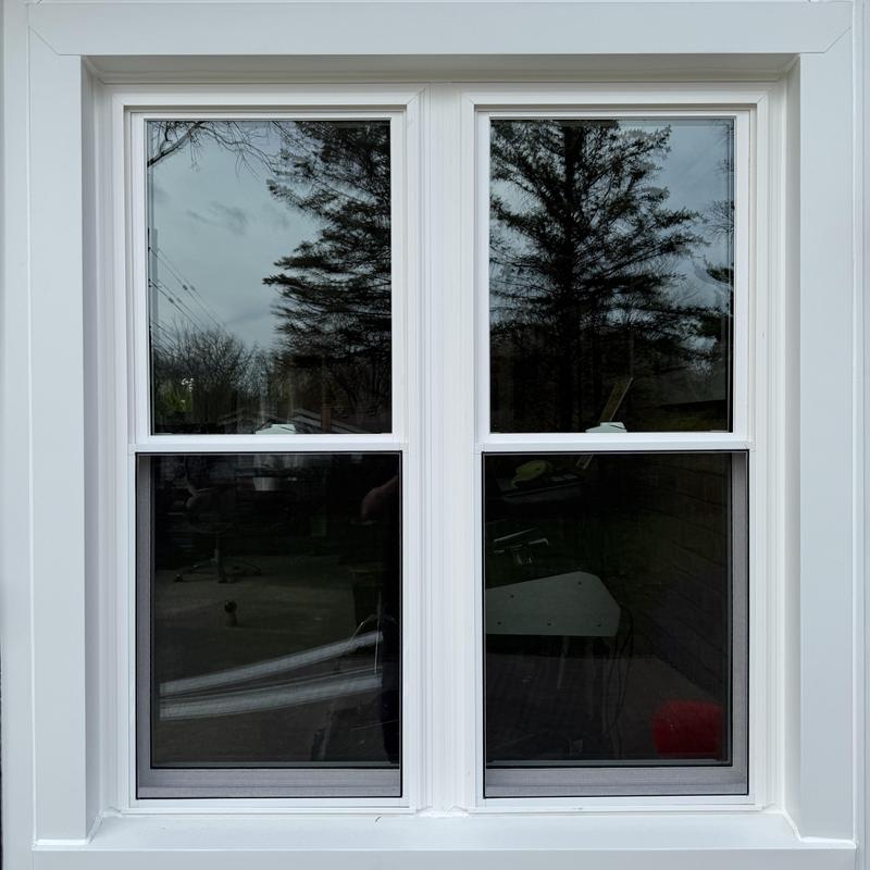 Composite insulated double-pane windows installation