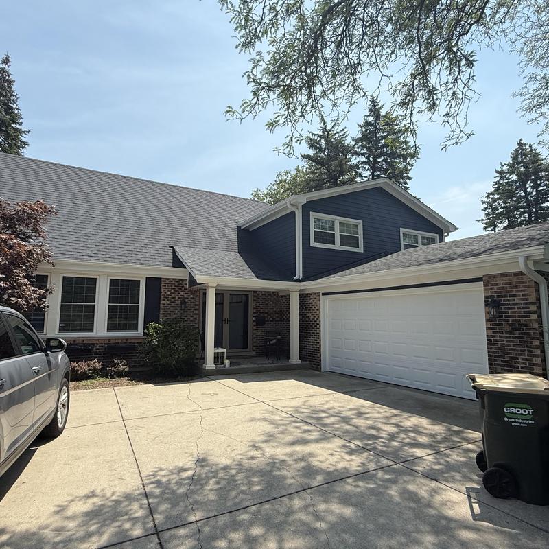James Hardie fiber cement siding on house exterior