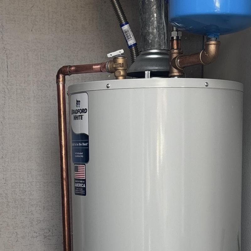 Bradford White 40 Gallon Gas Water Heater with Expansion Tank