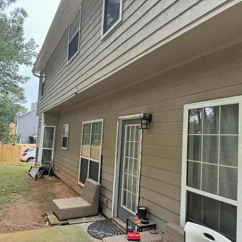 Flashing and trim replacement on house exterior wall