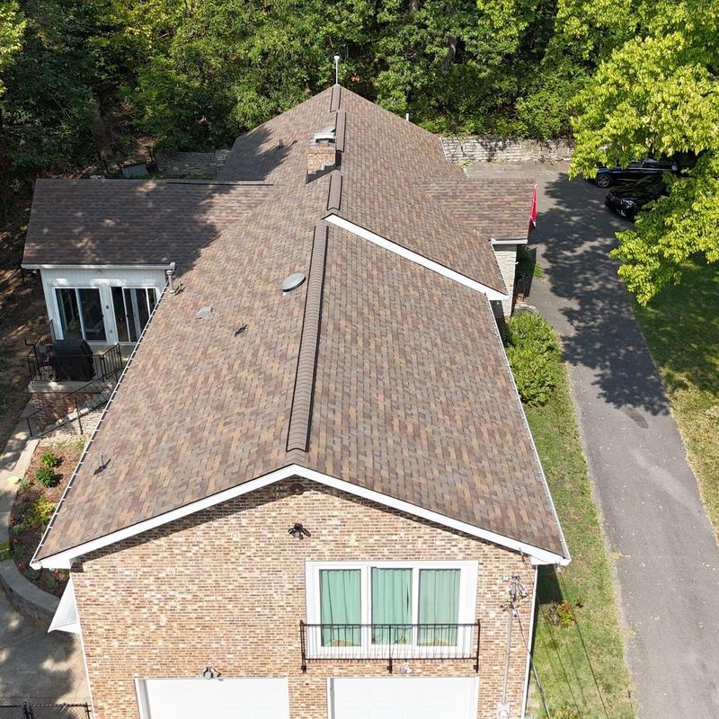 Asphalt shingle roof inspection for hail damage in Nashville