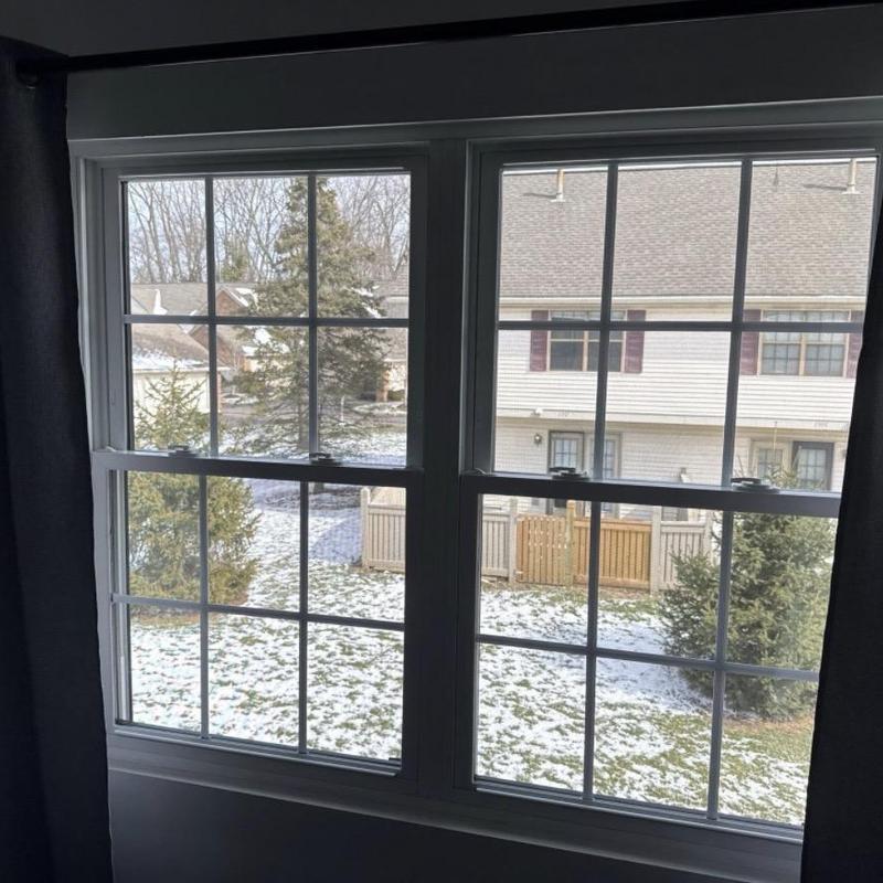 VinylMax double hung replacement windows installed VinylMax double hung replacement windows installed