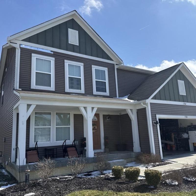 Vinyl siding and gutter inspection after windstorm damage Vinyl siding and gutter inspection after windstorm damage