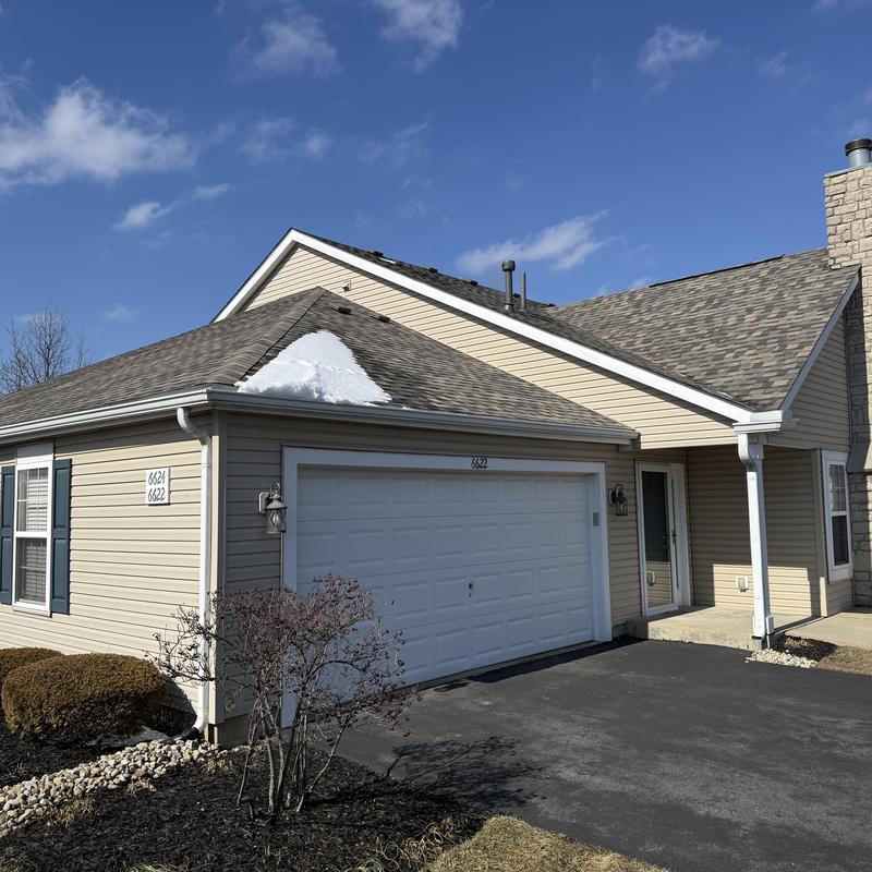 Asphalt shingle roof inspection at condo unit Asphalt shingle roof inspection at condo unit