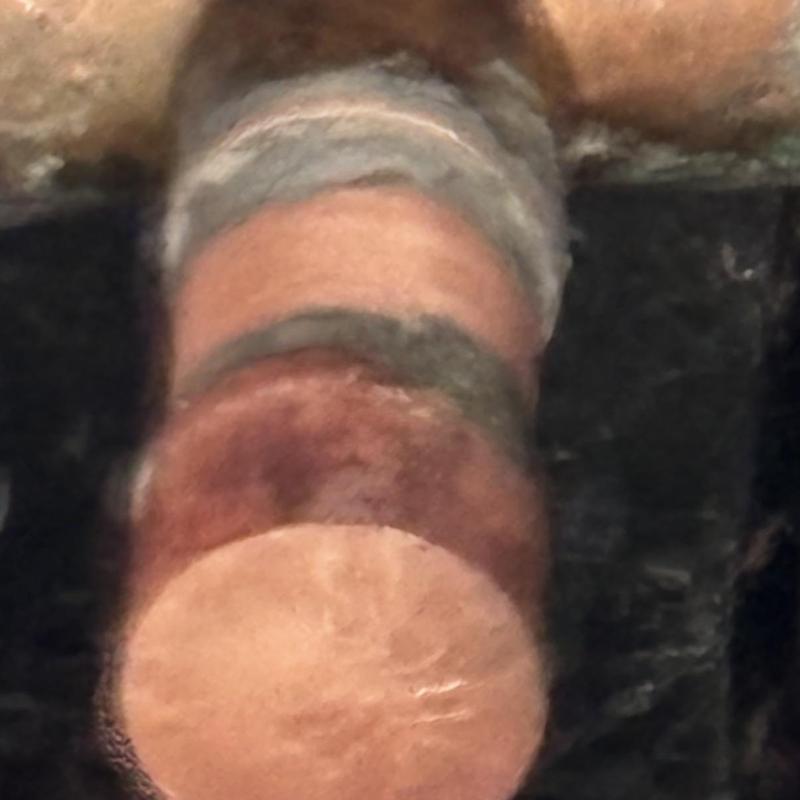 Half-inch copper water line capped with copper cap under mobile home