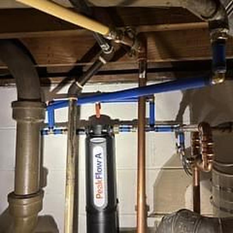 Navien PeakFlow A installation on cold water line