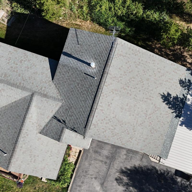 Asphalt shingle roof aerial inspection in Idaho Springs Asphalt shingle roof aerial inspection in Idaho Springs