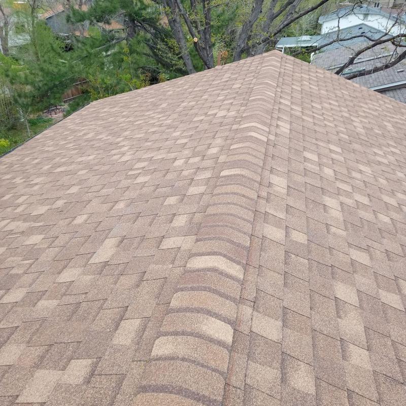 Owens Corning Class 4 shingle roof with ridge vent Owens Corning Class 4 shingle roof with ridge vent