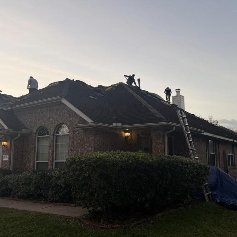 Tamko Titan XT architectural shingle roof installation