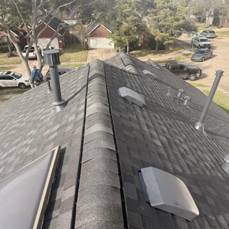 Tamko Titan XT architectural shingle roof installation