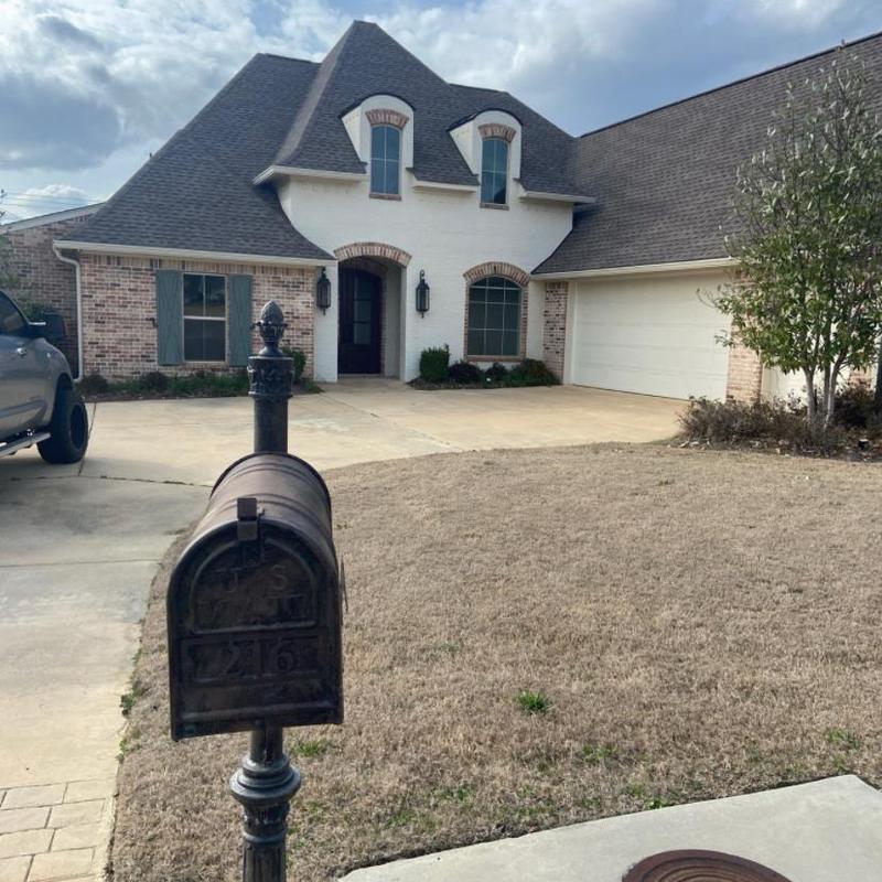 Roof shingles inspection on residential home in Florence, MS