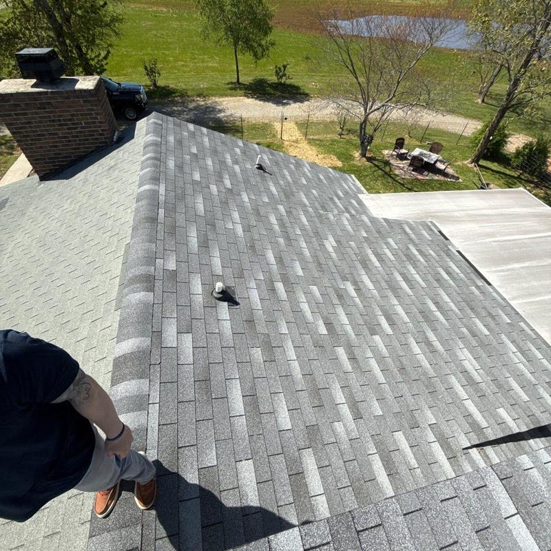 Asphalt shingle roof hail damage inspection in Cross Plains