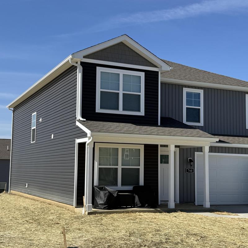 Asphalt shingle roof and gutter inspection on new home Asphalt shingle roof and gutter inspection on new home