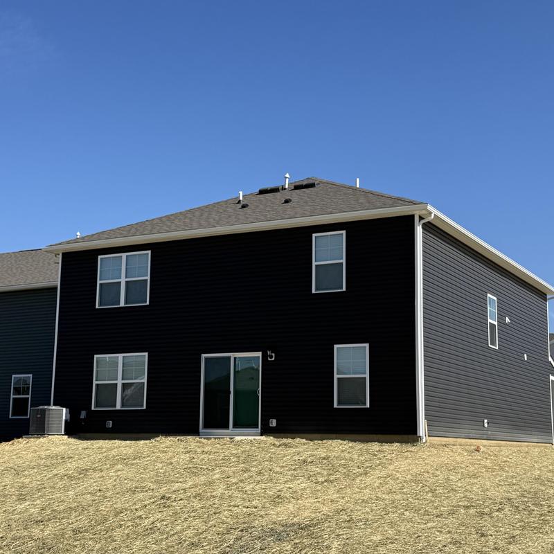 Asphalt shingle roof and gutter inspection on new build Asphalt shingle roof and gutter inspection on new build