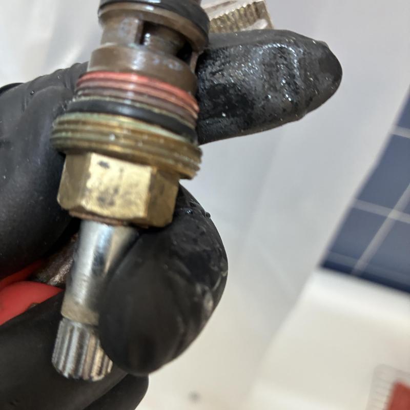 Shower faucet diverter valve replacement detail