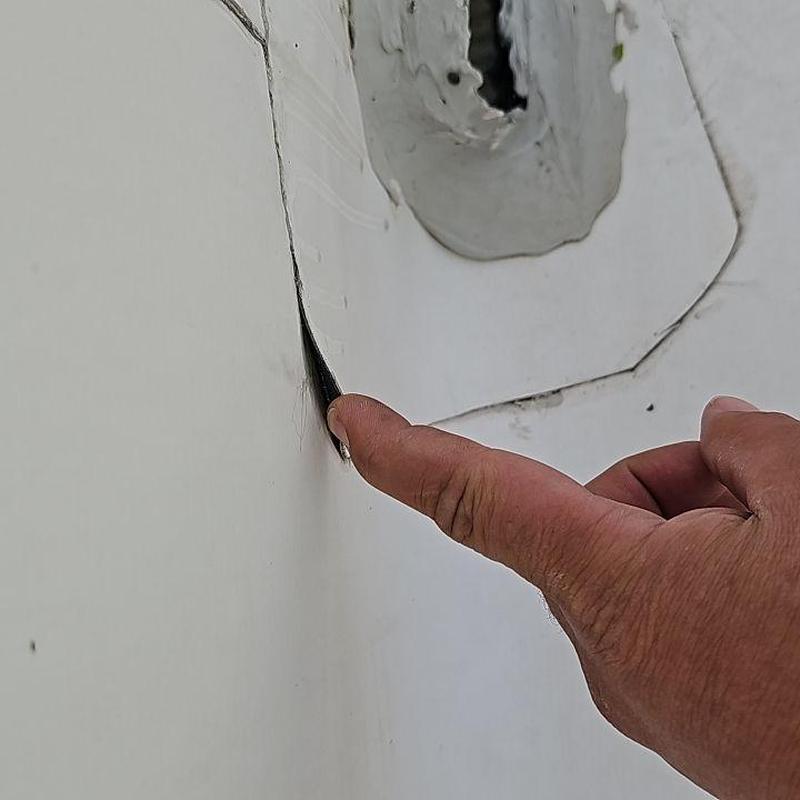 TPO flat roof seam lifting near pipe jack TPO flat roof seam lifting near pipe jack