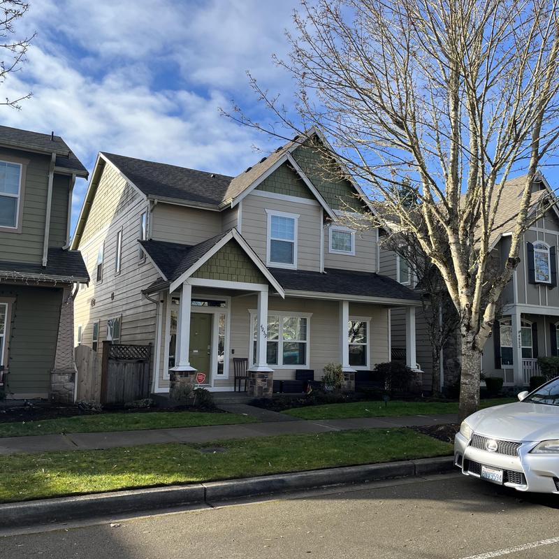 Asphalt shingle roof on residential house in Hayden, ID Asphalt shingle roof on residential house in Hayden, ID