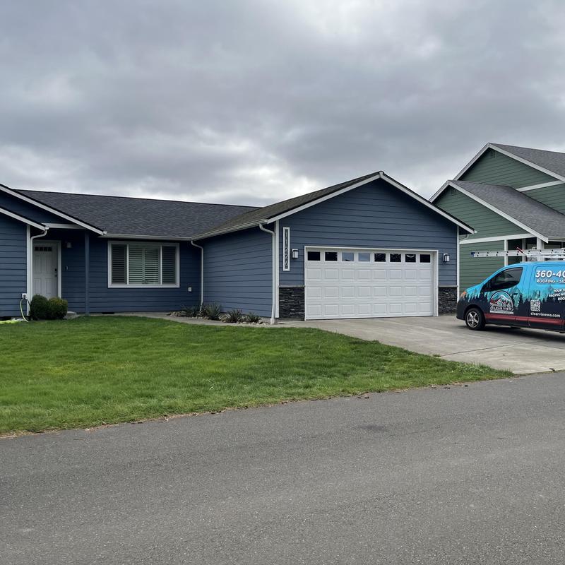 Asphalt shingle roof moss treatment and inspection