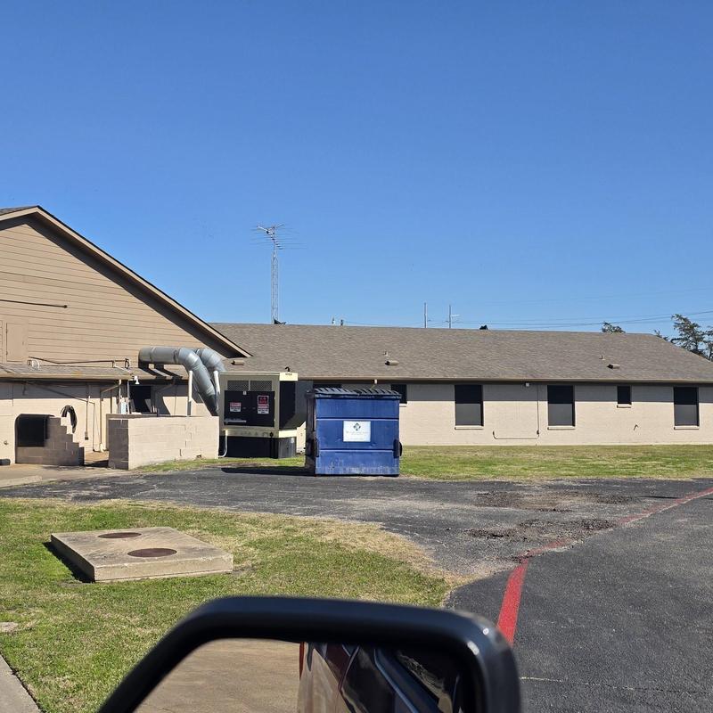 Roof shingles damaged by hail causing leaks in Terrell TX